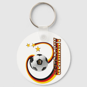Germany alternate blended soccer logo keychain