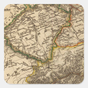 Germany and Austria 3 Square Sticker