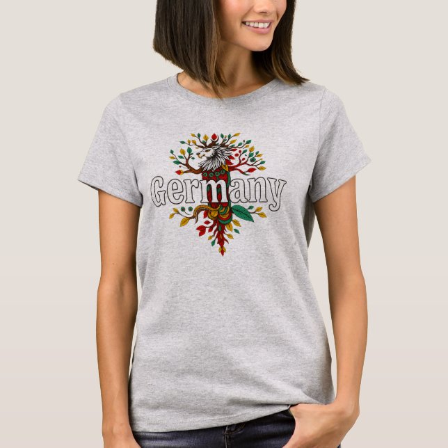 Germany Artistic Eagle Tee (Front)