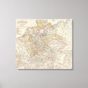 Germany at the time the 30 year old war canvas print
