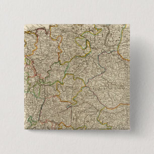 Germany, Austria, Europe 2 Inch Square Button