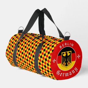 Germany Bag, gym, travel bag, German Flag Duffle Bag