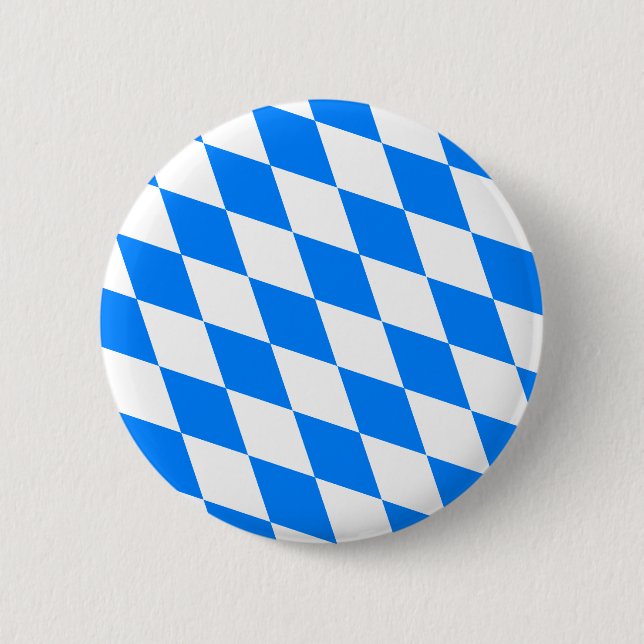 Germany Bavaria High quality Flag 2 Inch Round Button (Front)