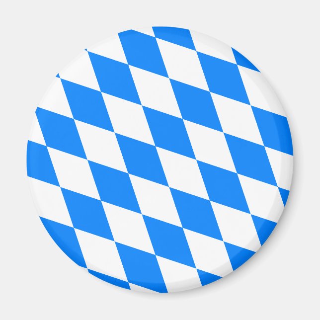Germany Bavaria High quality Flag Magnet (Front)