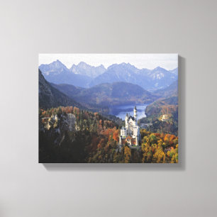 Germany, Bavaria, Neuschwanstein Castle. King Canvas Print