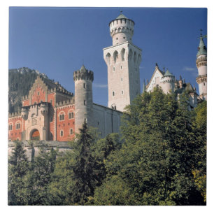 Germany, Bavaria, Neuschwanstein Castle. Tile