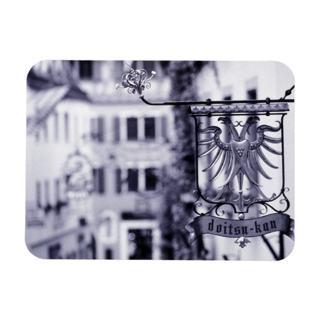 Germany, Bavaria, Rottenburg. Hotel sign Magnet (Horizontal)