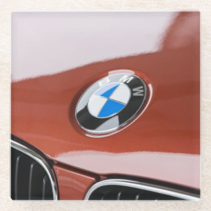 Germany, Bayern-Bavaria, Munich. BMW Welt Car 2 Glass Coaster