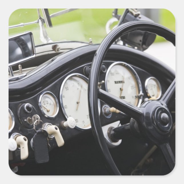 Germany, Bayern-Bavaria, Munich. BMW Welt Car 3 Square Sticker (Front)