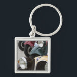Germany, Bayern-Bavaria, Munich. BMW Welt Car 5 Keychain<br><div class="desc">COPYRIGHT Walter Bibikow / DanitaDelimont.com | EU10 WBI0483.jpg | Germany,  Bayern-Bavaria,  Munich. BMW Welt Car Emporium,  BMW-Fraser-Nash Cars from the 1930s.</div>