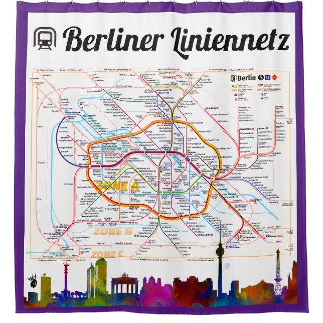 " Germany: BERLIN Liniennetz (S-Bahn/U-Bahn) ... (Front)