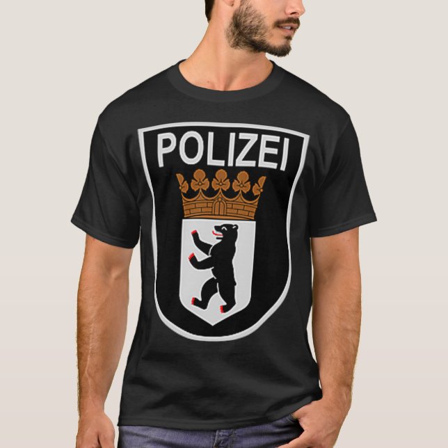 Germany Berlin Police Polizei T-Shirt (Front)