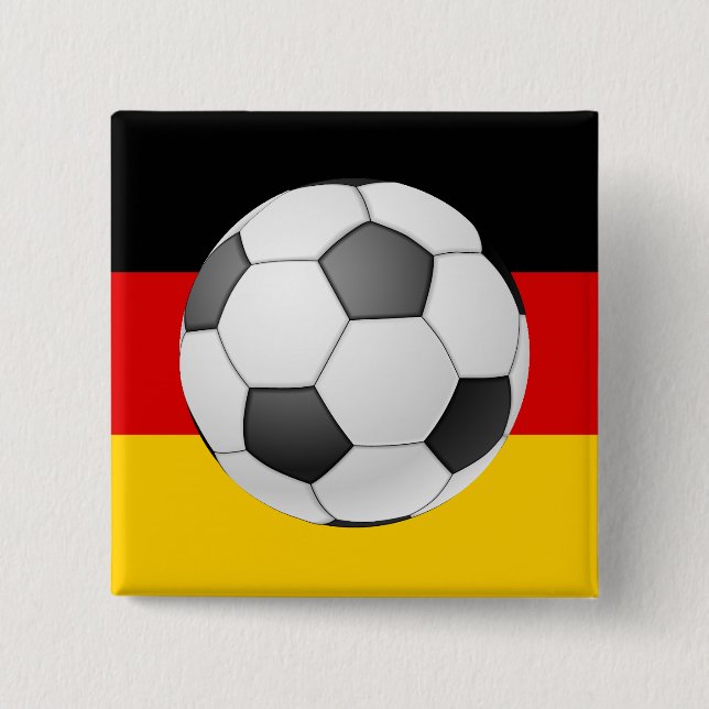 Germany Champions 2014 2 Inch Square Button (Front)