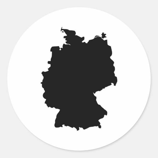 Germany Classic Round Sticker (Front)