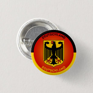 Germany Coat of Arms Circle Shape 1 Inch Round Button