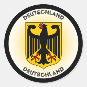 Germany Coat of Arms Circle Shape Classic Round Sticker