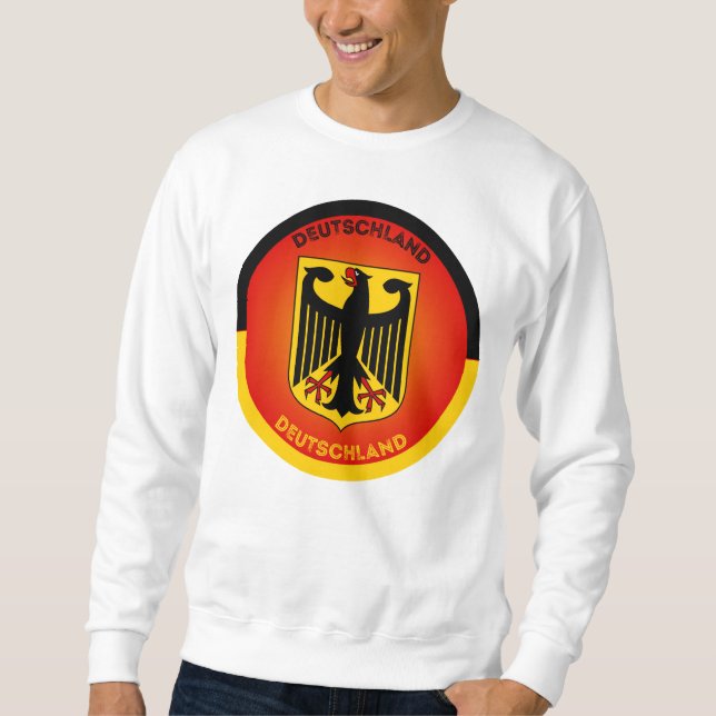 Germany Coat of Arms Circle Shape Sweatshirt (Front)