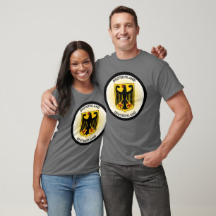 Germany Coat of Arms Circle Shape T-Shirt