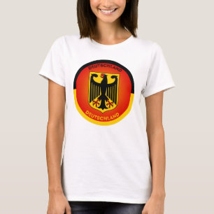 Germany Coat of Arms Circle Shape T-Shirt