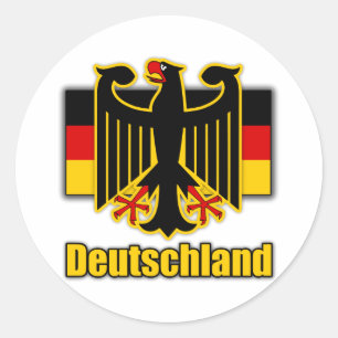 Germany Coat of Arms Classic Round Sticker