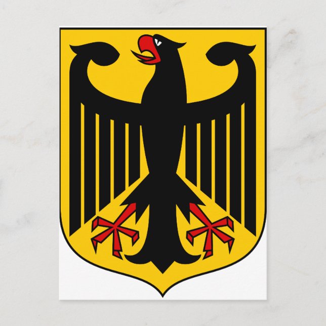 Germany Coat of arms DE Postcard (Front)