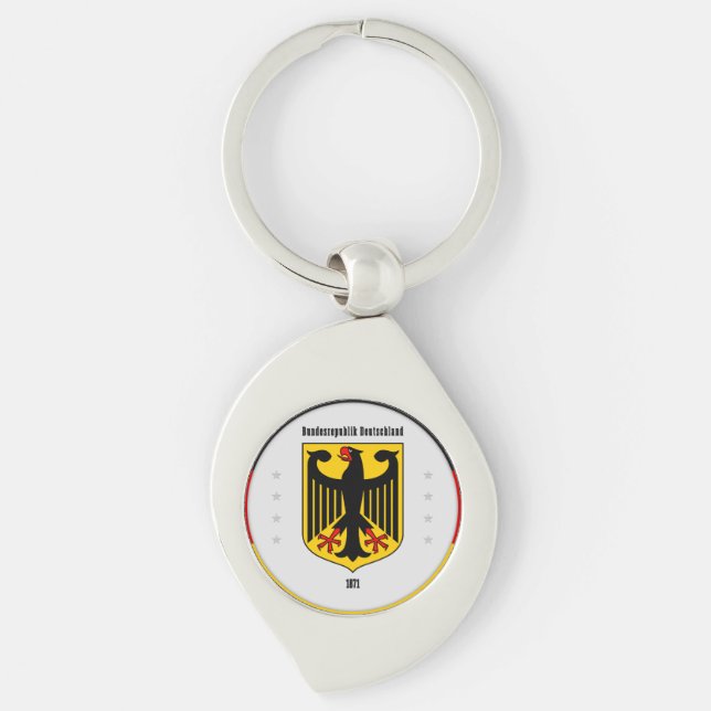 Germany Coat of Arms Keychain (Front)