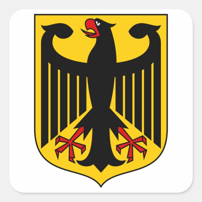 Germany Coat of Arms Square Sticker (Front)
