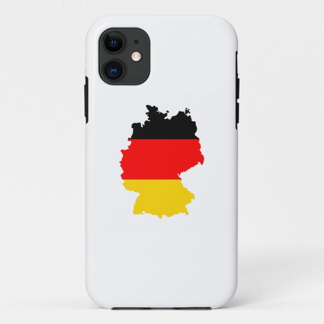 germany country flag map shape german Case-Mate iPhone case (Back)