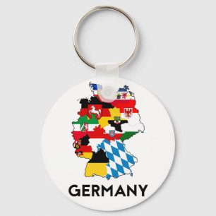 germany country political flag map region province keychain