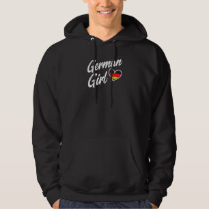Germany Deutschland Flag German Girl German Roots Hoodie