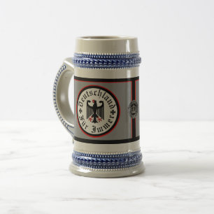 Germany/Deutschland Forever/black eagle/iron cross Beer Stein