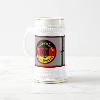 Germany/Deutschland Forever/black eagle/iron cross Beer Stein