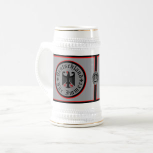 Germany/Deutschland Forever/black eagle/iron cross Beer Stein