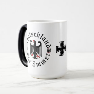 Germany/Deutschland Forever/black eagle/iron cross Magic Mug