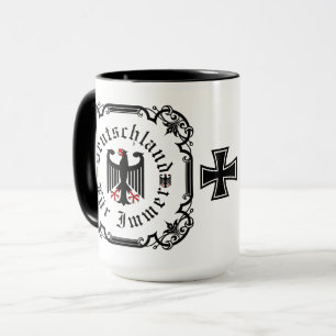 Germany/Deutschland Forever/black eagle/iron cross Mug