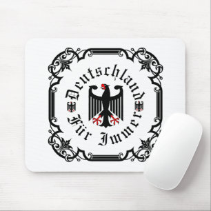 Germany/Deutschland Forever/federal black eagle Mouse Pad