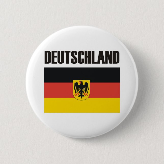 Germany Deutschland Products & Designs! 2 Inch Round Button (Front)