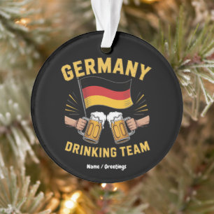 Germany Drinking Team Oktoberfest Prost Like True Ornament