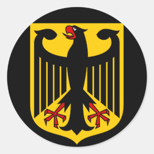 germany emblem classic round sticker