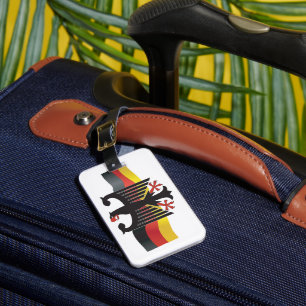 Germany Federal Eagle Coat of Arms Luggage Tag