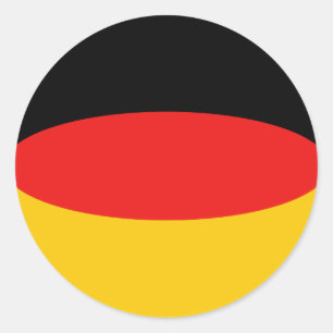 Germany Fisheye Flag Sticker