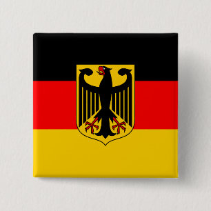 Germany Flag 2 Inch Square Button