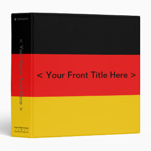 Germany Flag Binder