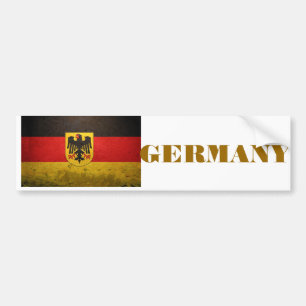 GERMANY FLAG BUMPER STICKER