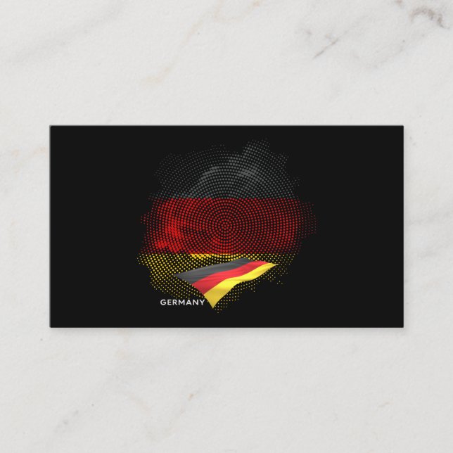 Germany flag business card (Front)