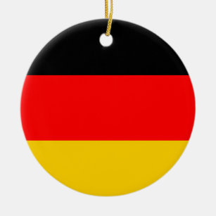 Germany Flag Ceramic Ornament