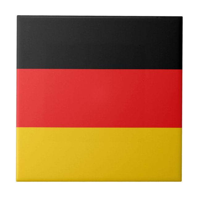 Germany Flag Ceramic Tile (Front)