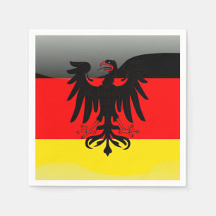 Germany flag-Coat of arms Napkin
