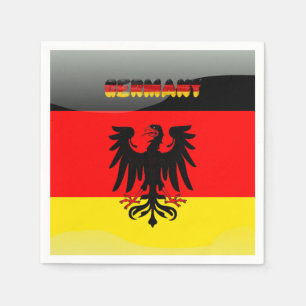 Germany flag-Coat of arms Paper Napkins