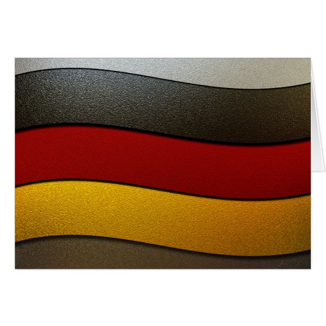 Germany Flag Colours-Chrome by Shirley Taylor (Front Horizontal)
